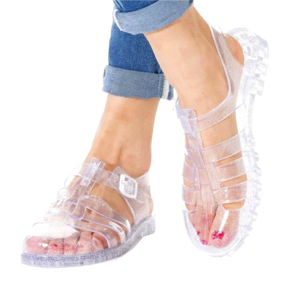The Original Jelly Shoe Clear Size 9